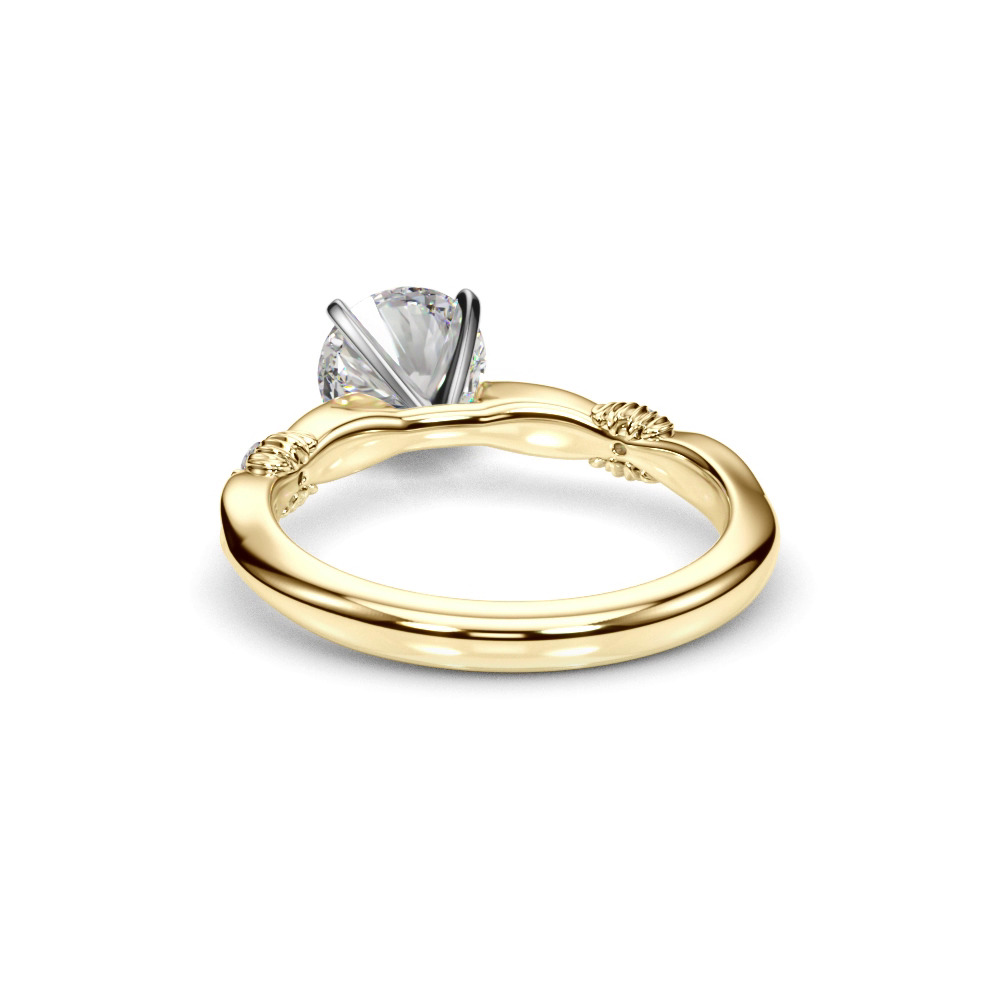 360 degree view of Amorette Vintage Engagement Ring