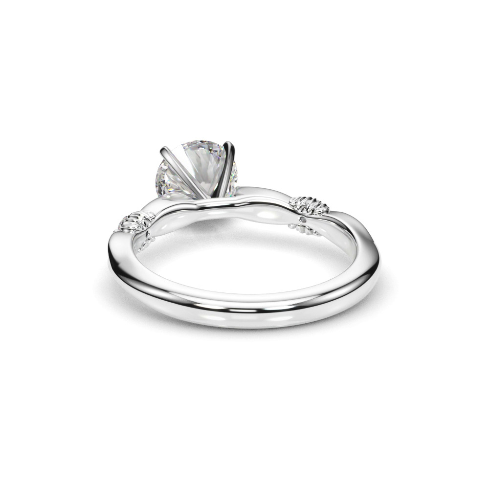 360 degree view of Amorette Vintage Engagement Ring