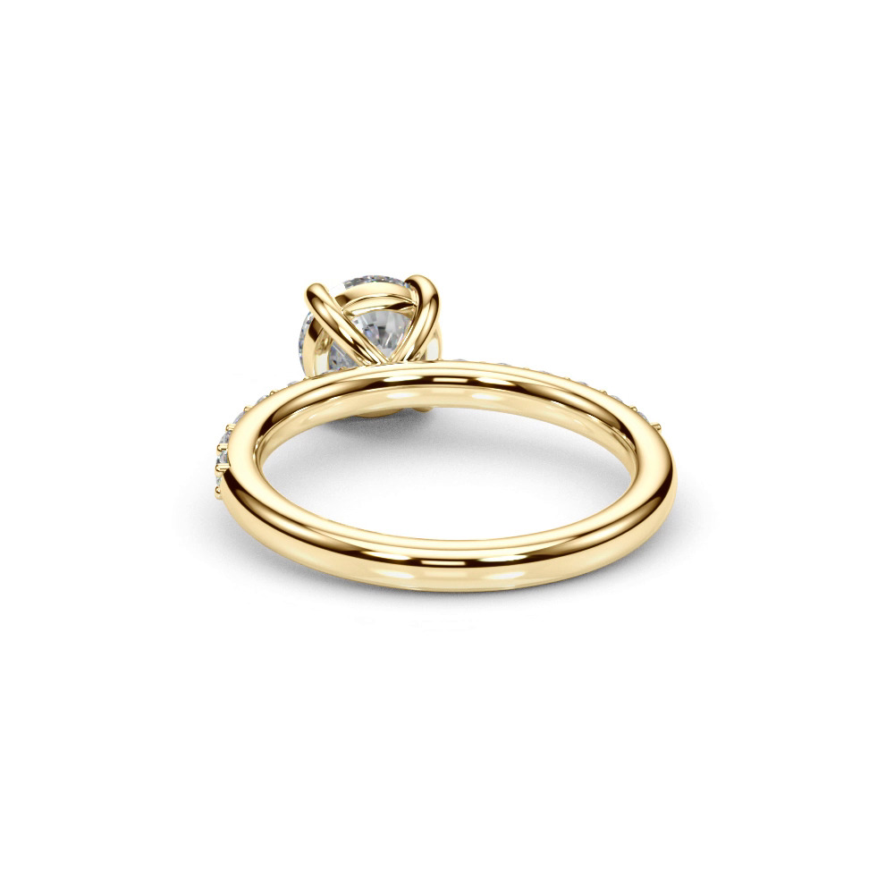 360 degree view of Diora Classic Pave Engagement Ring