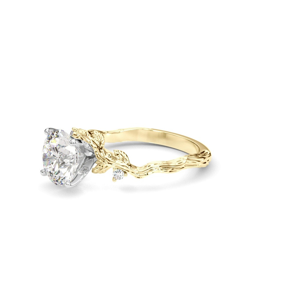 360 degree view of Athera Nature-Inspired Engagement Ring