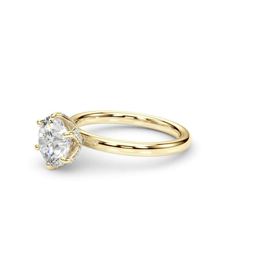 360 degree view of Celestara Solitaire Engagement Ring