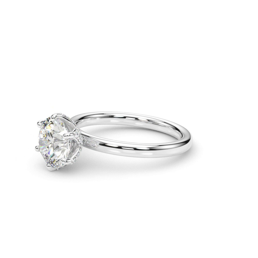 360 degree view of Celestara Solitaire Engagement Ring