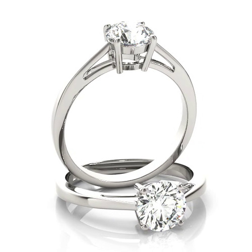 360 degree view of Chelsea Solitaire Engagement Ring