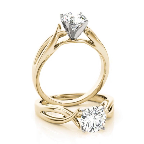360 degree view of Alix Solitaire Engagement Ring