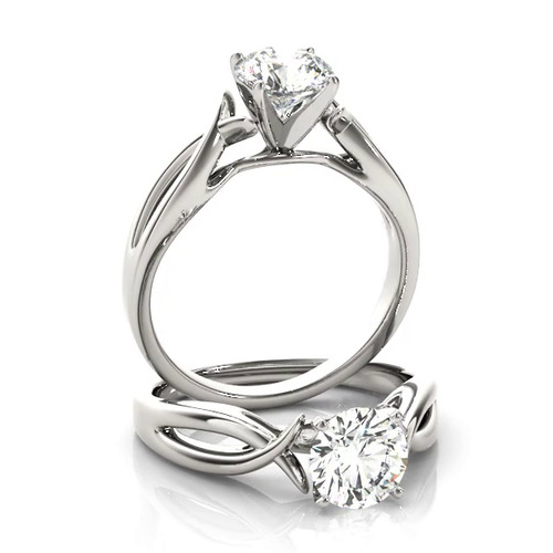 360 degree view of Alix Solitaire Engagement Ring