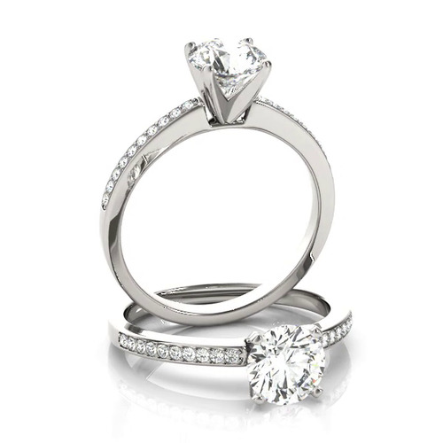360 degree view of Jaime Channel Diamond Engagement Ring