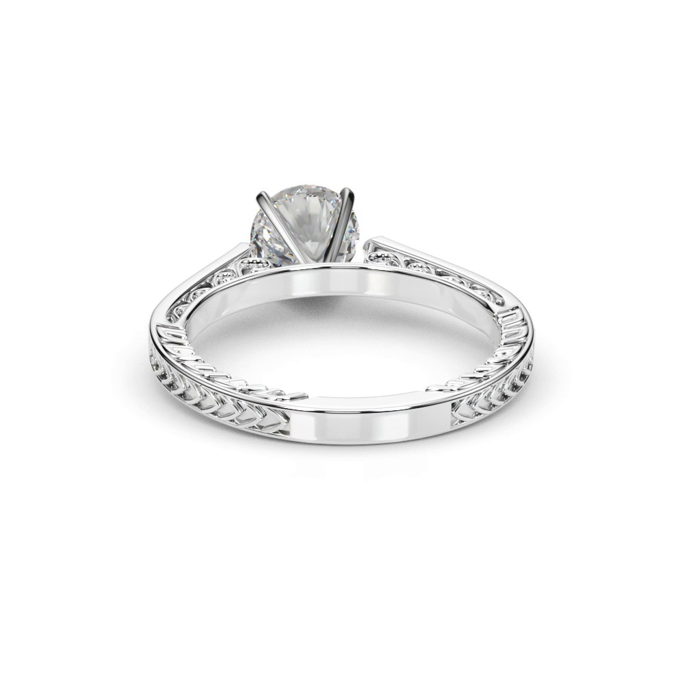 360 degree view of Lucine Vintage Inspired Engagement Ring