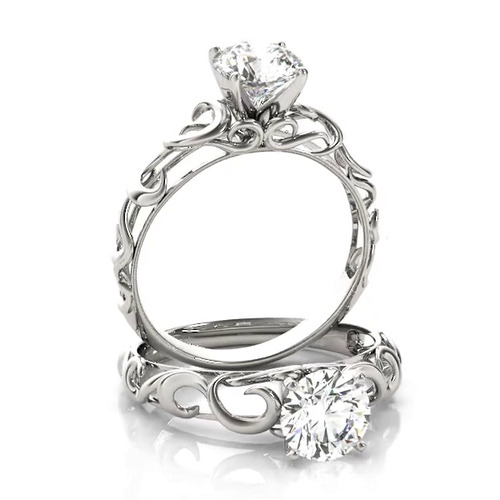 360 degree view of Fianna Solitaire Engagement Ring