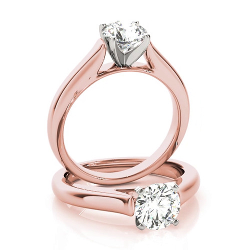 360 degree view of Izzy Solitaire Engagement Ring
