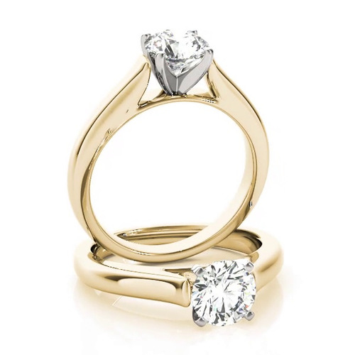 360 degree view of Izzy Solitaire Engagement Ring