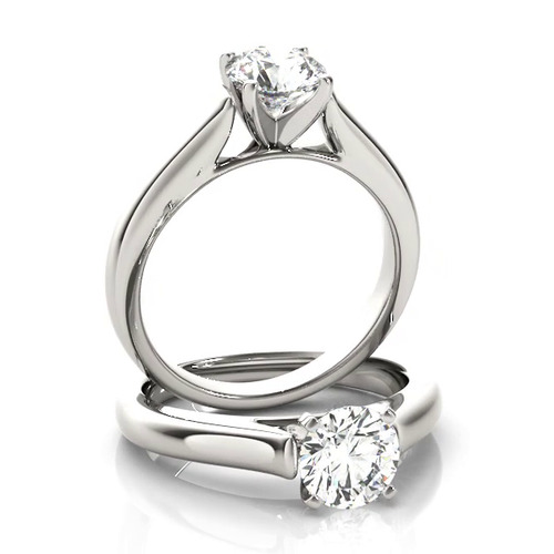 360 degree view of Izzy Solitaire Engagement Ring