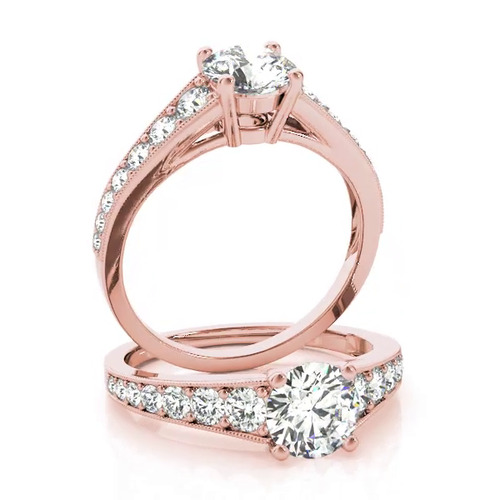 360 degree view of Hattie Graduating Diamond Engagement Ring