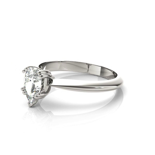 360 degree view of Anna Double Prong Solitaire Engagement Ring