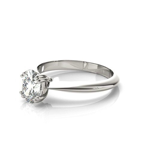 360 degree view of Emily Double Prong Solitaire Engagement Ring
