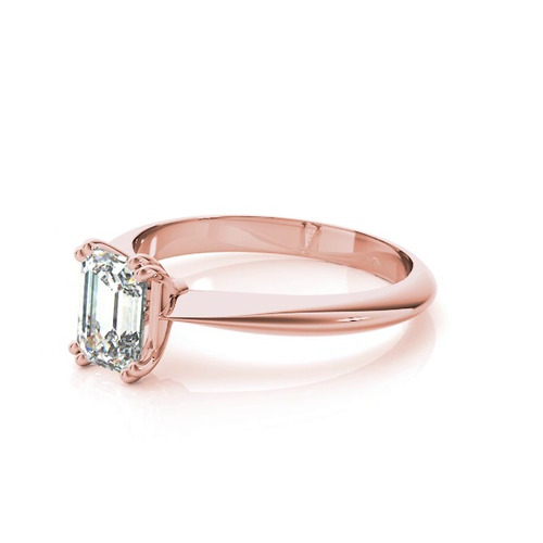 360 degree view of Juliet Double Prong Solitaire Engagement Ring