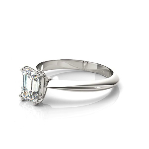 360 degree view of Juliet Double Prong Solitaire Engagement Ring