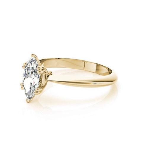 360 degree view of Avalon Double Prong Solitaire Engagement Ring