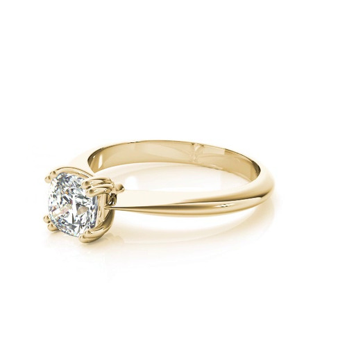 360 degree view of Zara Double Prong Solitaire Engagement Ring