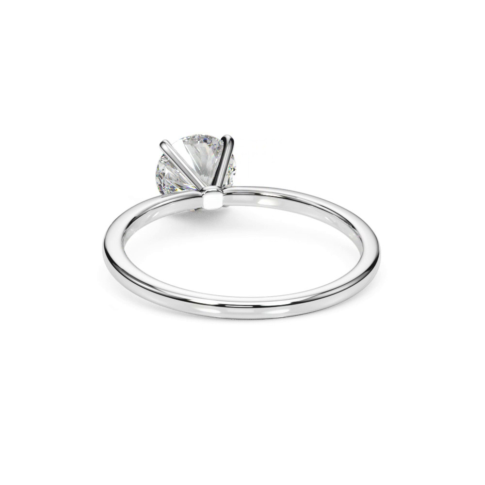 360 degree view of Aurora Classic 4 Prong Solitaire Engagement Ring