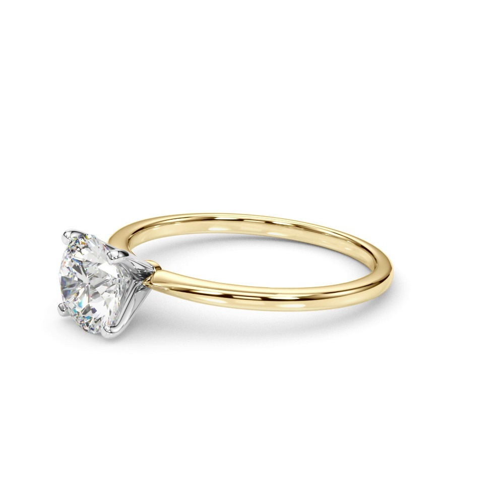 360 degree view of Aurora Classic 4 Prong Solitaire Engagement Ring
