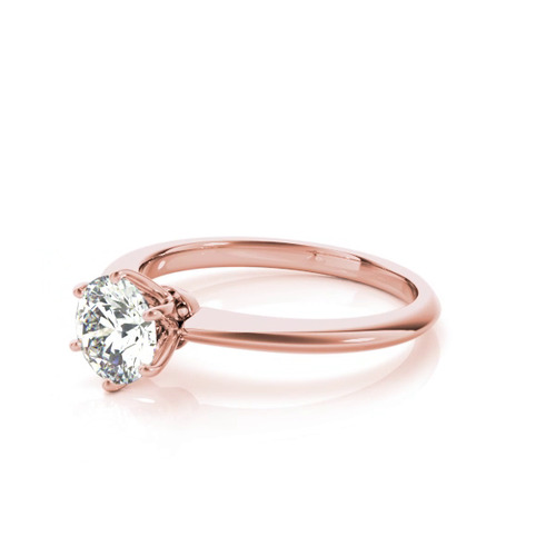 360 degree view of Audrey Classic 6 Prong Solitaire Engagement Ring