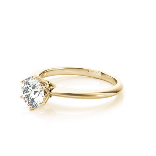 360 degree view of Audrey Classic 6 Prong Solitaire Engagement Ring