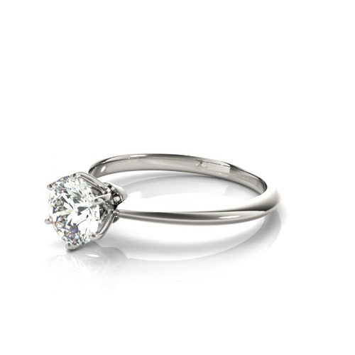 360 degree view of Audrey Classic 6 Prong Solitaire Engagement Ring