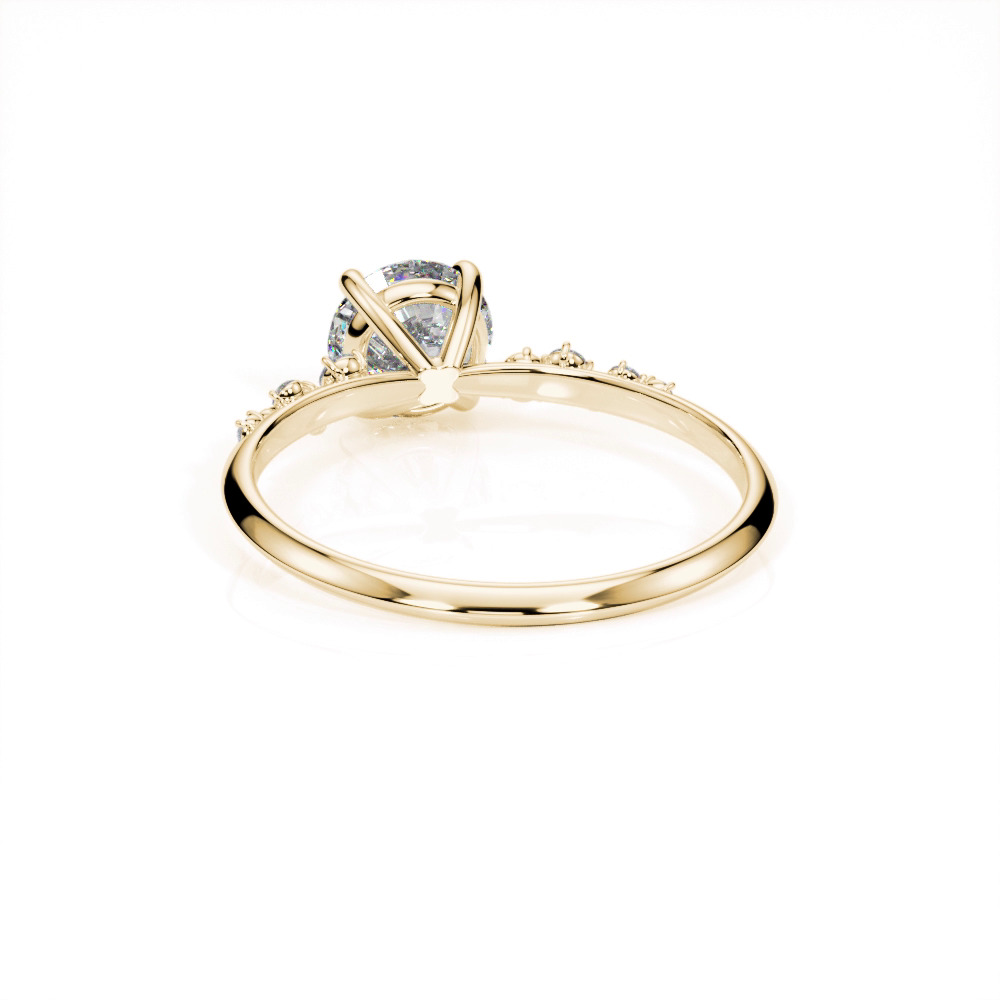360 degree view of Elsie Scattered Diamond Engagement Ring