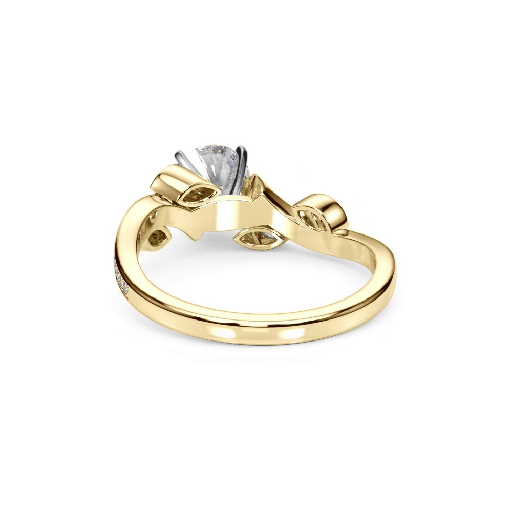 360 degree view of Poppy Nature Inspired Diamond Engagement Ring