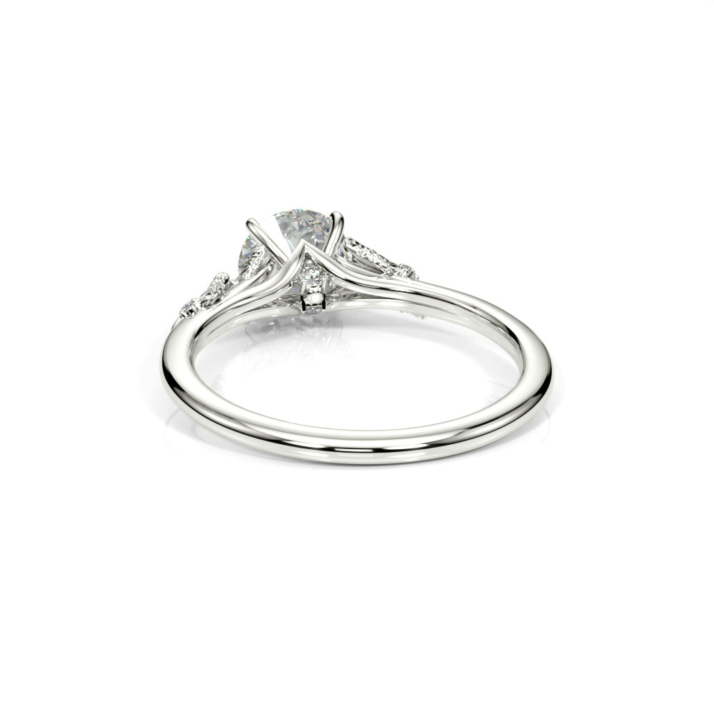 360 degree view of Lalana Nature Inspired Diamond Engagement Ring