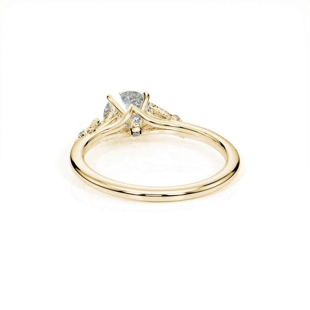 360 degree view of Lalana Nature Inspired Diamond Engagement Ring