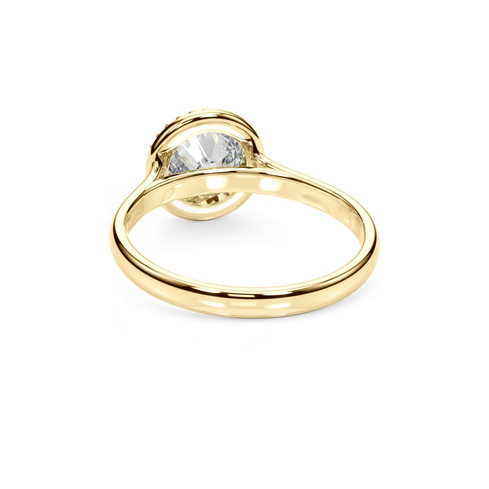 360 degree view of Kimmi Bezel Set Solitaire Engagement Ring
