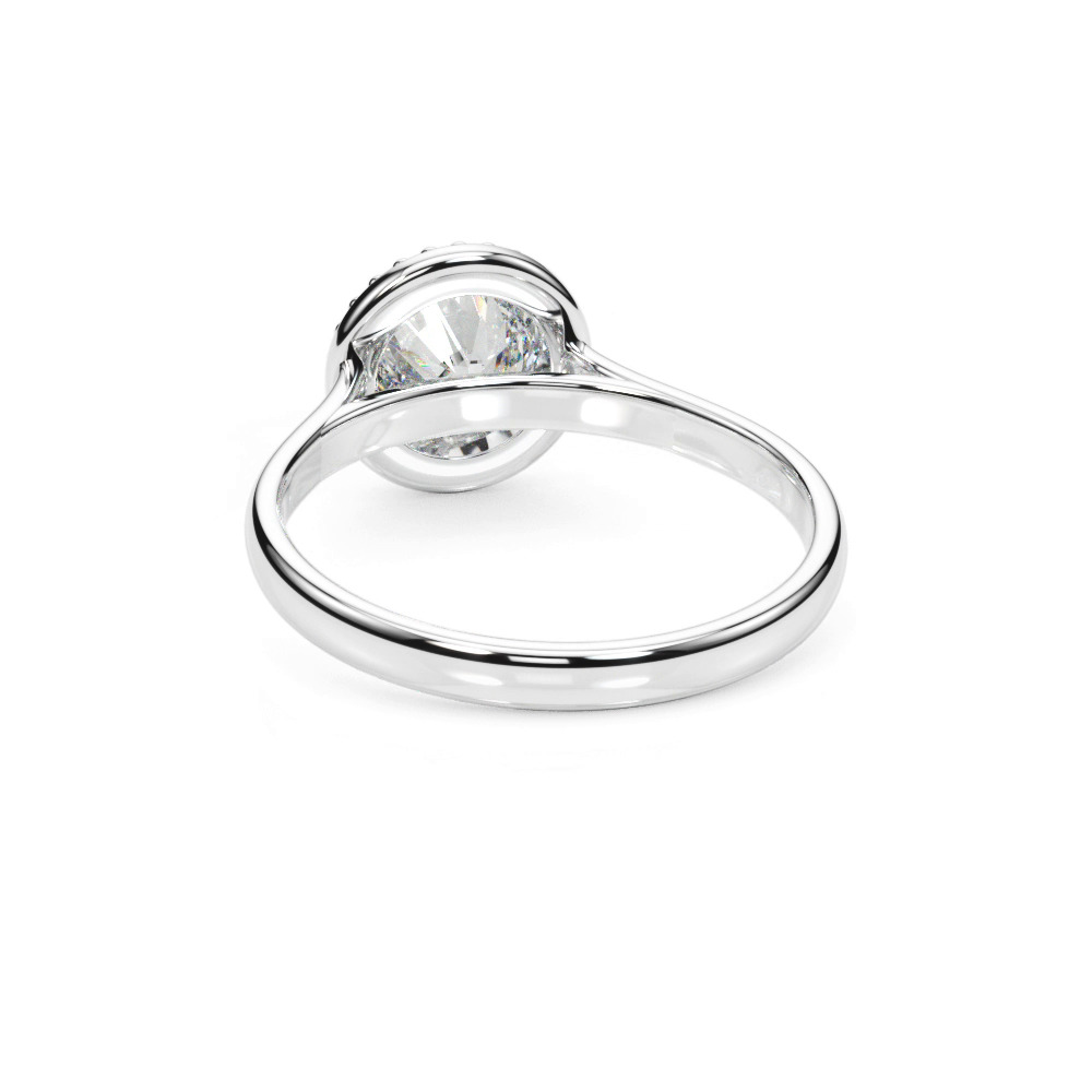 360 degree view of Kimmi Bezel Set Solitaire Engagement Ring