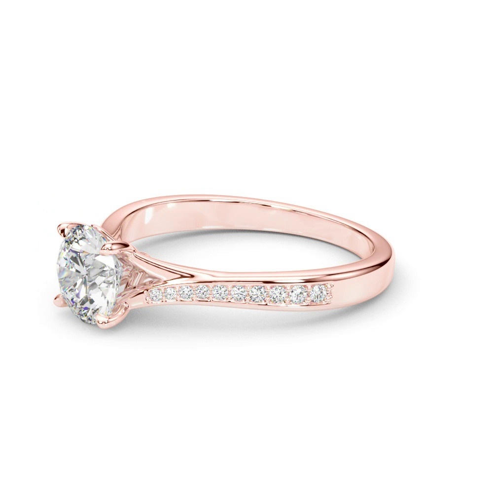 360 degree view of Havana Pave Bypass Engagement Ring