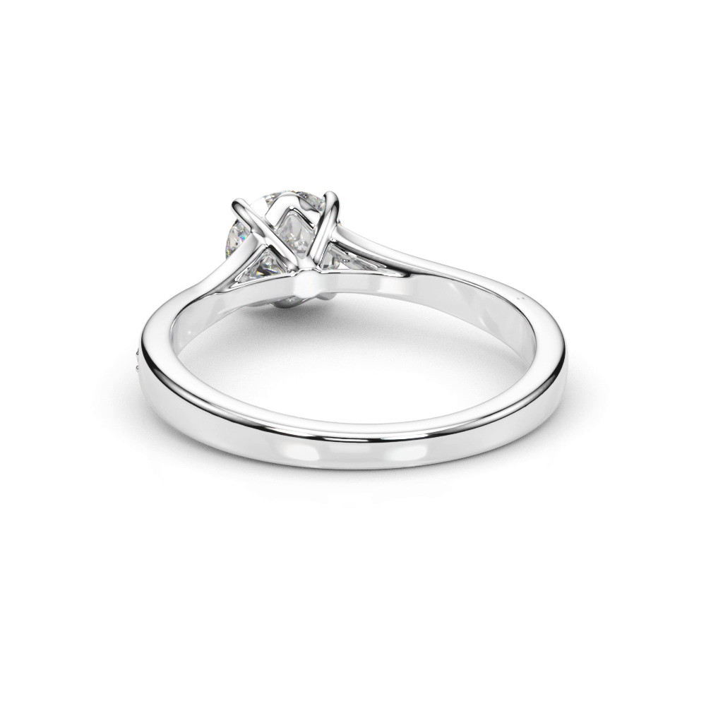 360 degree view of Havana Pave Bypass Engagement Ring