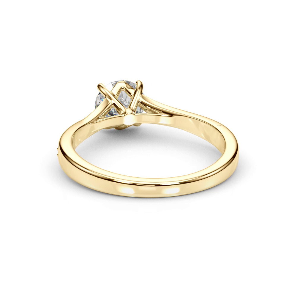 360 degree view of Havana Pave Bypass Engagement Ring
