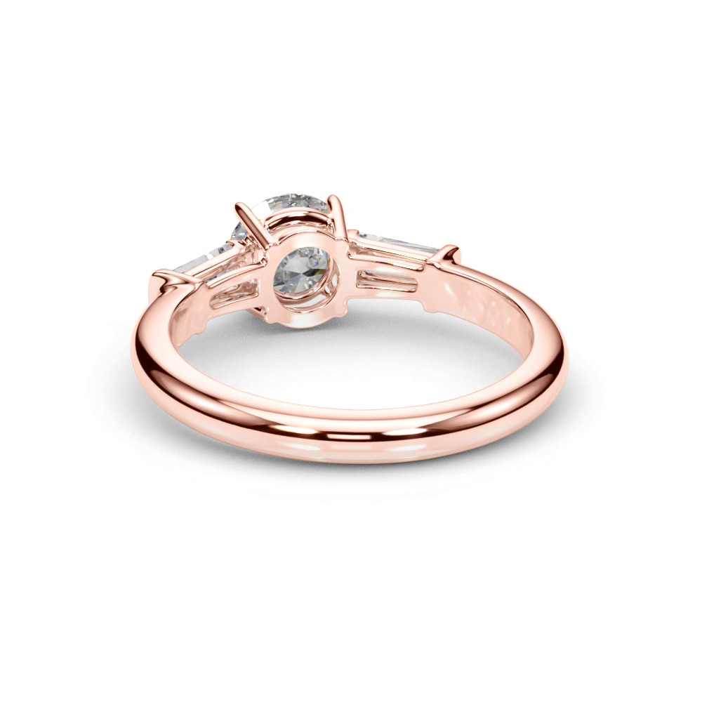 360 degree view of Sable Three-Stone Engagement Ring