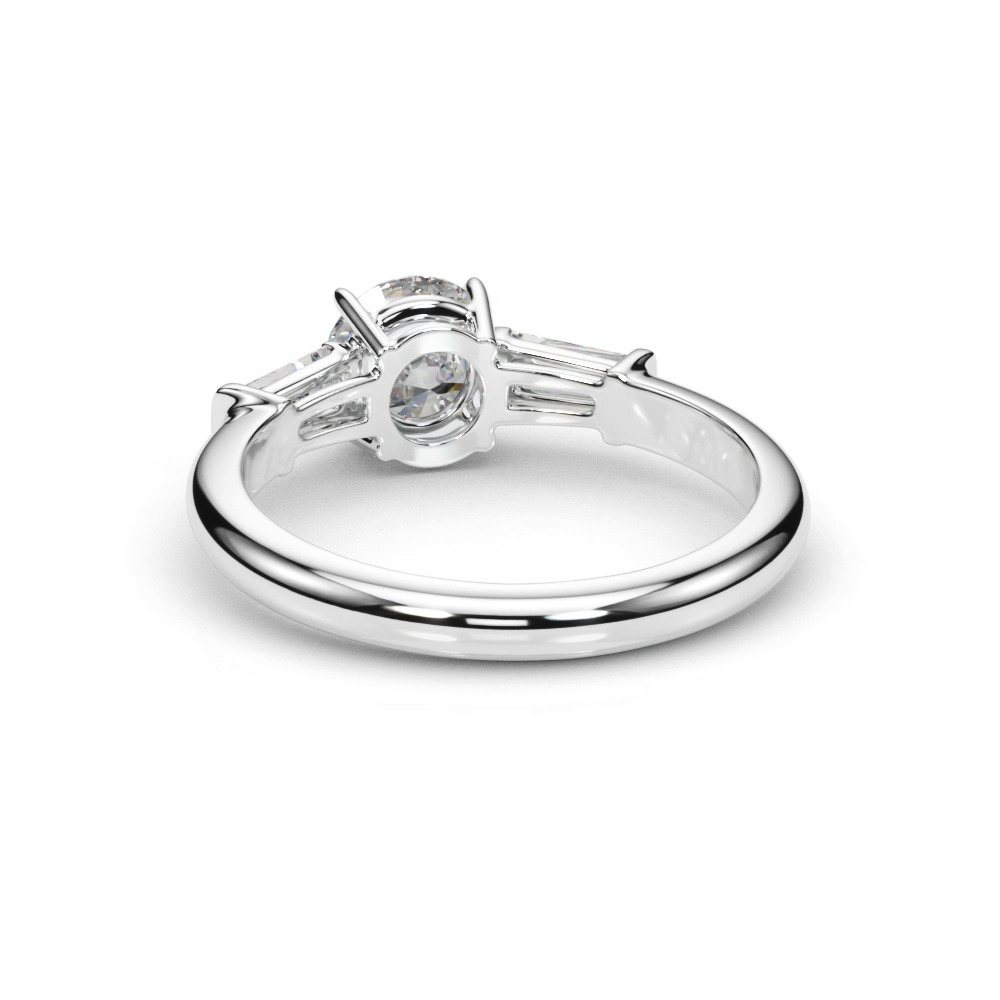 360 degree view of Sable Three-Stone Engagement Ring