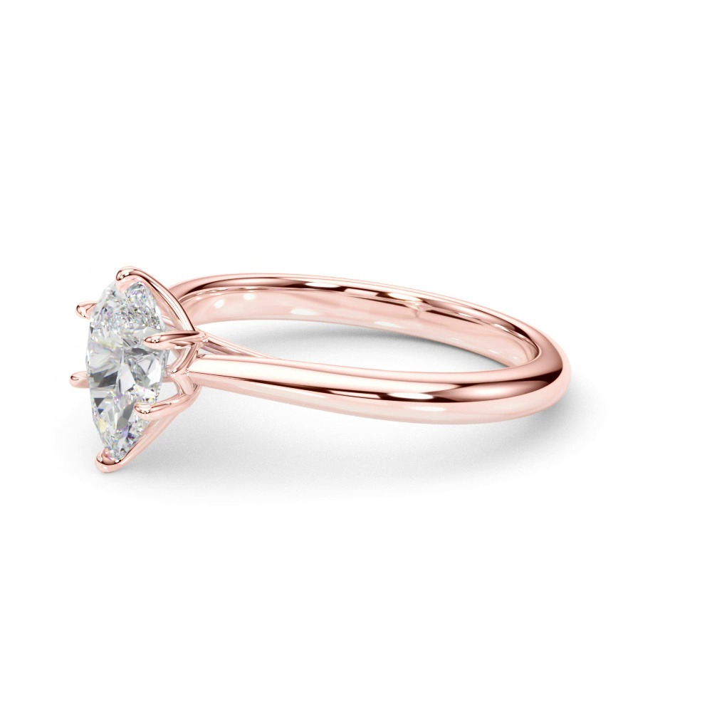 360 degree view of Damite Solitaire Engagement Ring