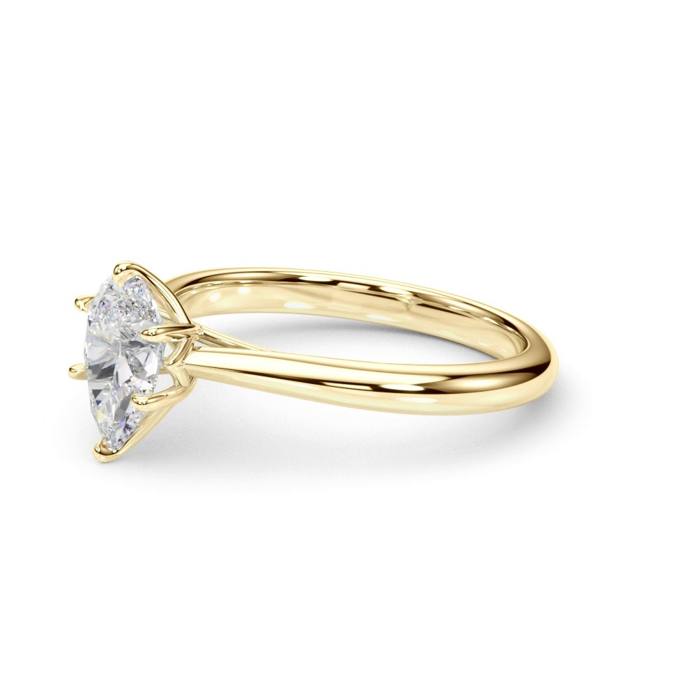 360 degree view of Damite Solitaire Engagement Ring