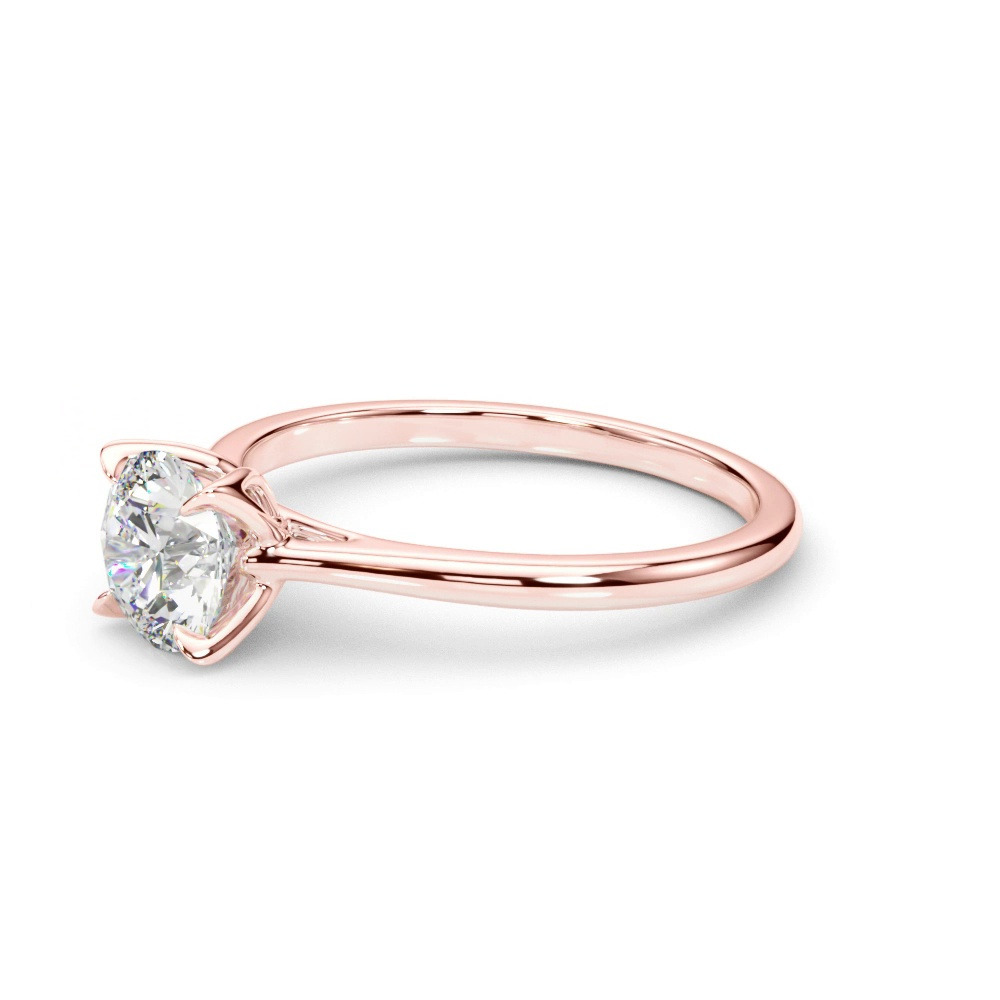 360 degree view of Komiko Tulip Inspired Solitaire Engagement Ring