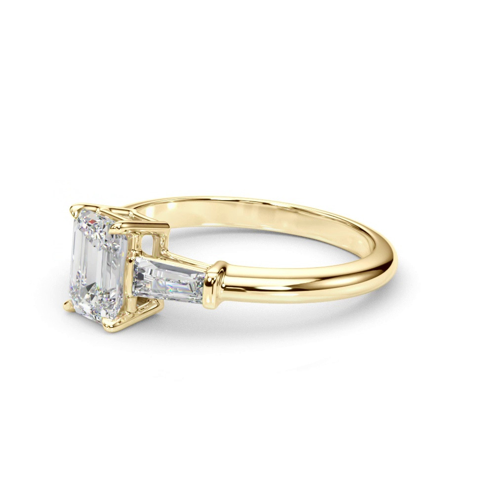 360 degree view of Fox Three-Stone Engagement Ring