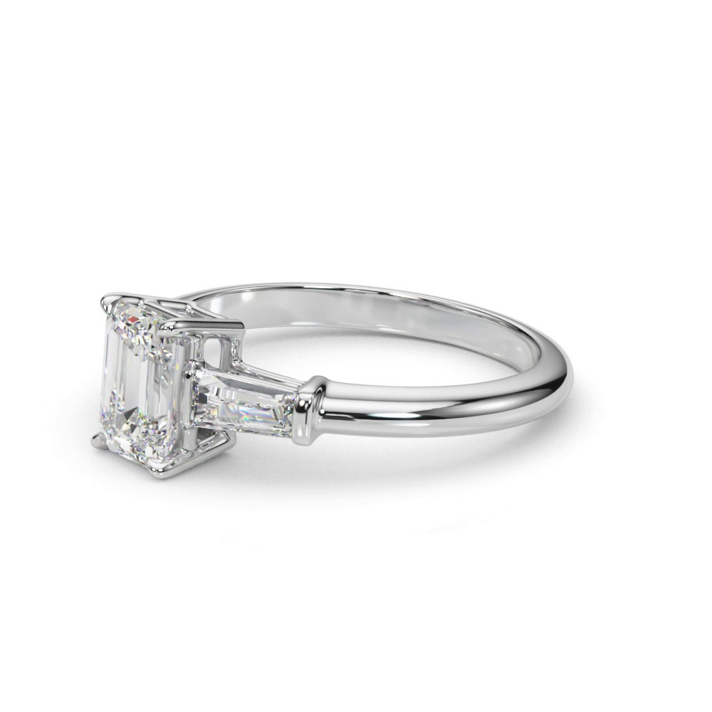 360 degree view of Fox Three-Stone Engagement Ring