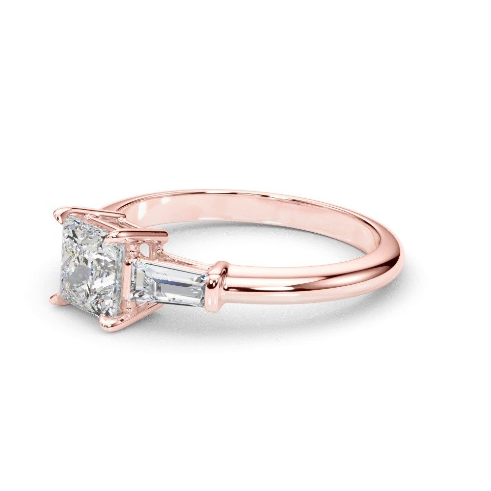 360 degree view of Cassiopeia Three-Stone Engagement Ring