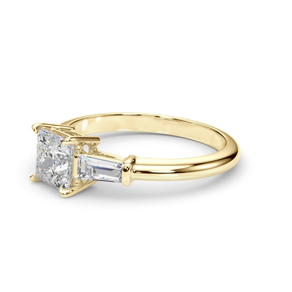 360 degree view of Cassiopeia Three-Stone Engagement Ring