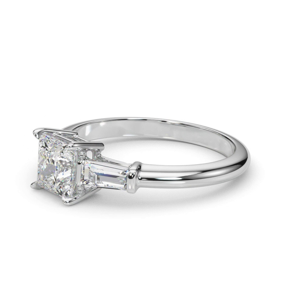 360 degree view of Cassiopeia Three-Stone Engagement Ring