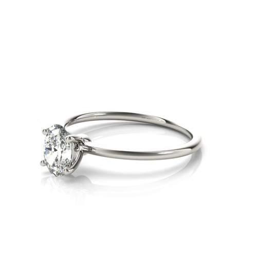 360 degree view of Addison Traditional Solitaire Engagement Ring