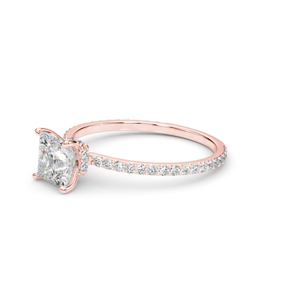 360 degree view of Sedona Hidden Halo Engagement Ring