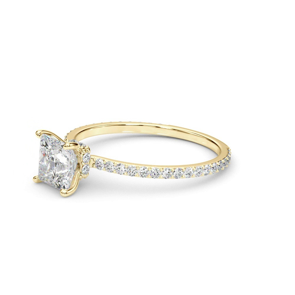 360 degree view of Sedona Hidden Halo Engagement Ring
