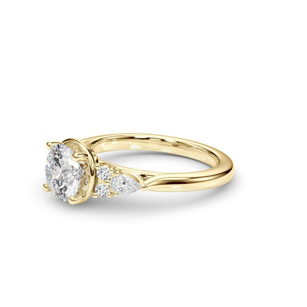 360 degree view of Colette Contemporary Diamond Engagement Ring